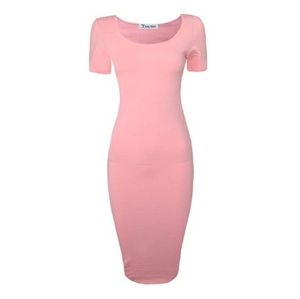 Short Sleeve Bodycon Dress